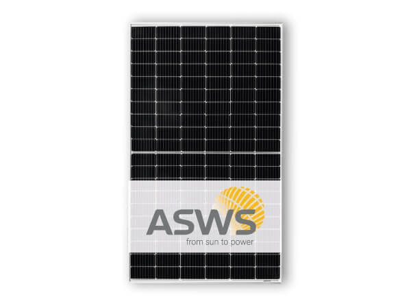 Solarmodul ASWS Silver Style 380 Watt mit Herstellerlogo
