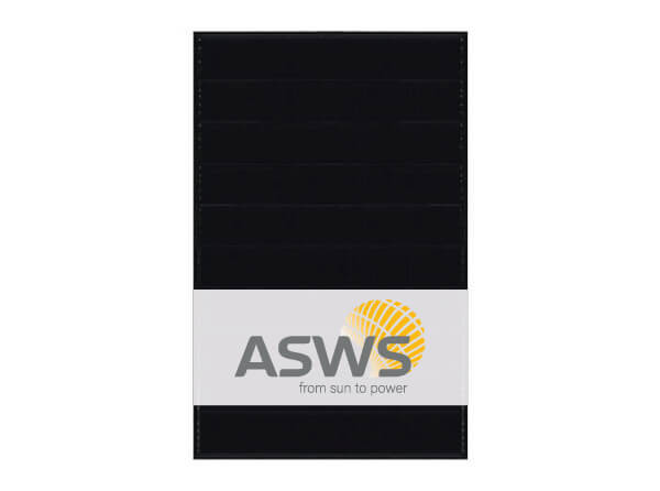 ASWS Boost S Solarmodul mit Herstellerlogo