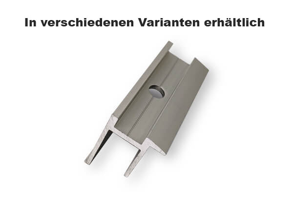 BASIX Endklemme ALU für Modulahmen 30mm (Zylinderkopfschraube M8x40)