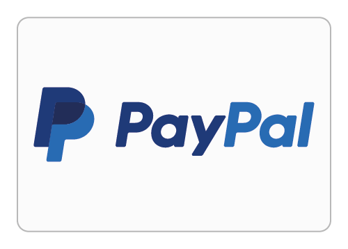 Icon zeigt Zahlungsart PayPal.